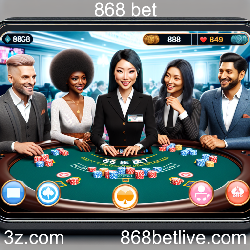 Explorando as Mesas do 868 Bet: A Experiência do Cassino em Casa